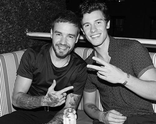 Liam Payne Shawn Mendes Liam Payne e Shawn Mendes si incontrano all’after party degli MTV VMAs