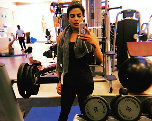 Priyanka Chopra Priyanka Chopra si allena in vista delle nozze