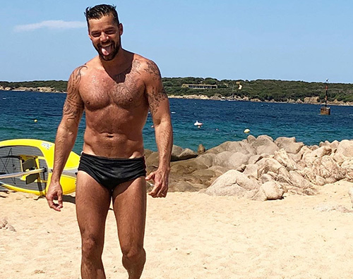 Ricky Martin 1 Ricky Martin fisico palestrato in Sardegna