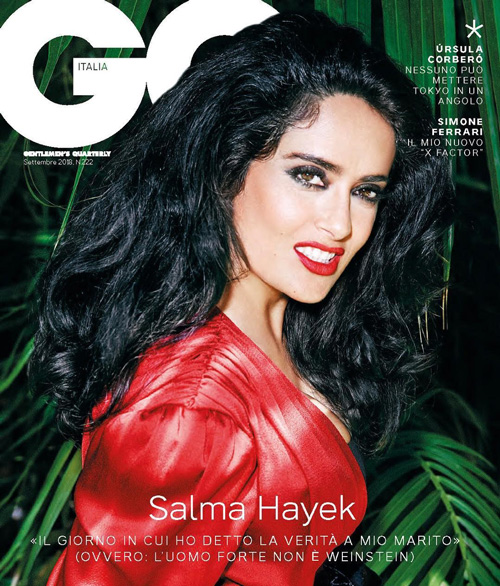 Salma Hayek 2 Salma Hayek sulle cover di GQ e Vanity Fair