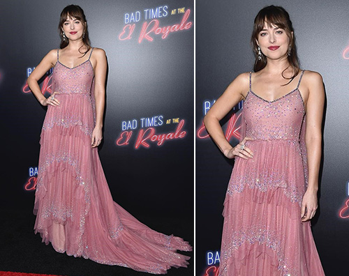 Dakota Johnson Dakota Johnson presenta “7 Sconosciuti a El Royale” a Los Angeles