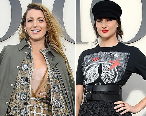 Dior 1 Blake Lively e Shailene Woodley alla sfilata di Dior