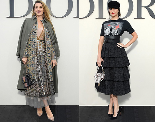 Dior 2 Blake Lively e Shailene Woodley alla sfilata di Dior