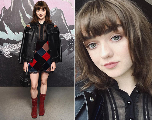 Maisie Williams Anche Maisie Williams alla sfilata Coach