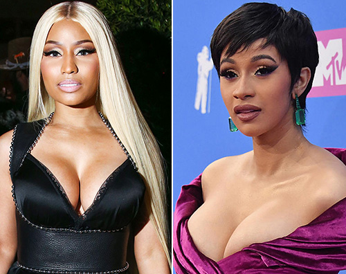 Nicki Minaj Cardi B rissa harpers bazaar party Cardi B e Nicki Minaj, litigio in pubblico alla NYFW