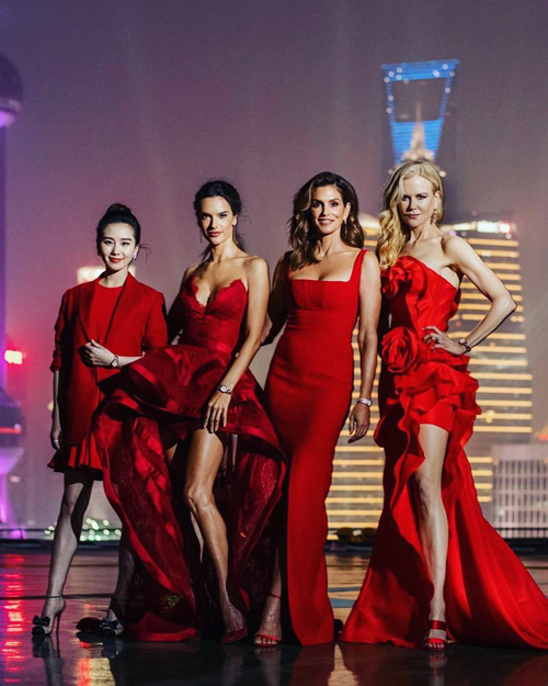 Ale Nicole CIndy Alessandra Ambrosio, Nicole Kidman e Cindy Crawford a Shanghai per Omega