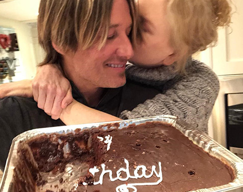 Nicole Kidman Nicole Kidman festeggia i 51 anni di Keith Urban