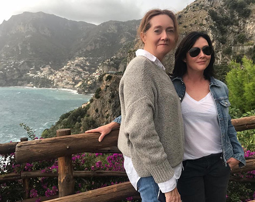 Shannen Doherty 2 Shannen Doherty, dopo il cancro una vacanza in Italia