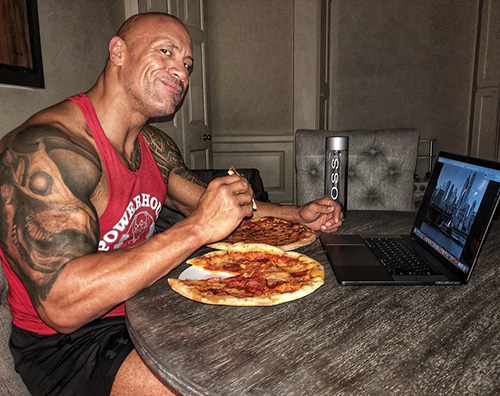 The Rock The Rock, due pizze per tenersi in forma