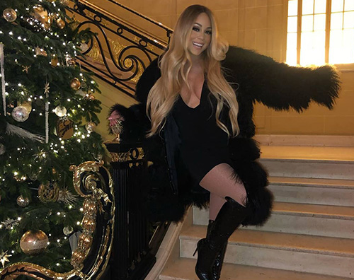 Mariah Carey Mariah Carey a Londra per lo show di Natale