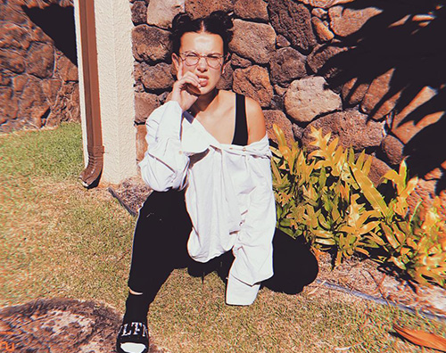 Millie Bobby Brown Millie Bobby Brown è ritornata sui social