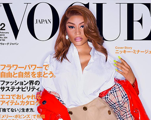 Nicki Minaj 1 Nicki Minaj è la star di Vogue Japan