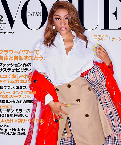 Nicki Minaj 2 Nicki Minaj è la star di Vogue Japan