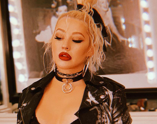 xtina 2 Christina Aguilera, look anni ’80 su Instagram
