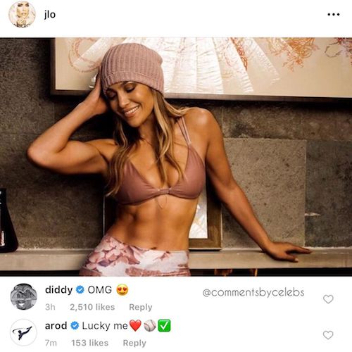 50751440 950086445195344 1617303180526504628 n JLo fa impazzire il suo ex Pad Daddy con una foto sexy