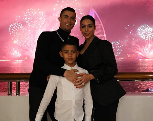 Cristiano Ronaldo Cristiano e Georgina, Capodanno a Dubai