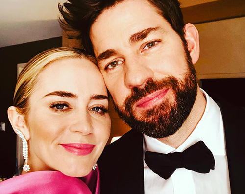 Emily Blunt Emily Blunt e John Krasinski, selfie di coppia prima dei SAG Awards