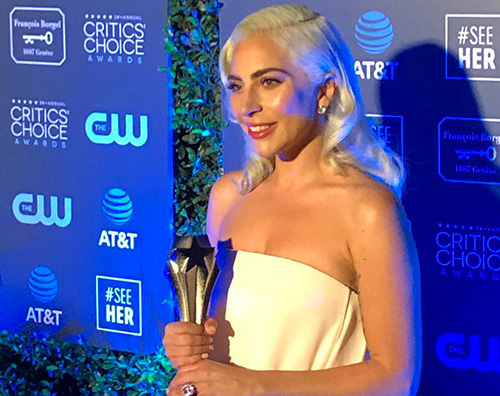 Lady Gaga 1 Critics Choice Awards