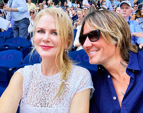 Nicole Kidman Keith Urban Nicole Kidman e Keith Urban innamorati agli Australian Open