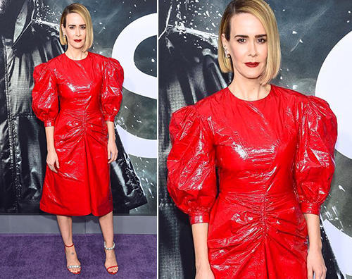 Sarah Paulson Sarah Paulson in rosso alla premiere di Glass