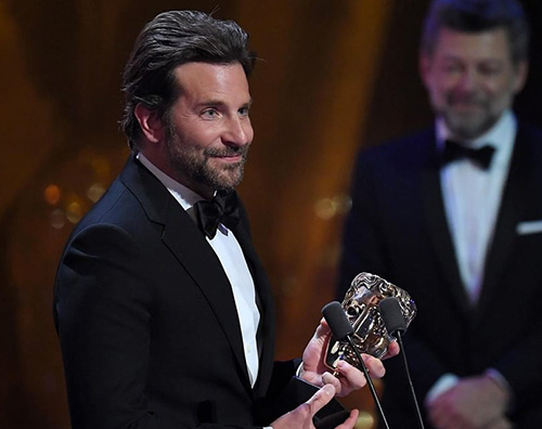 Bradley Cooper Bradley Cooper premiato ai BAFTA 2019