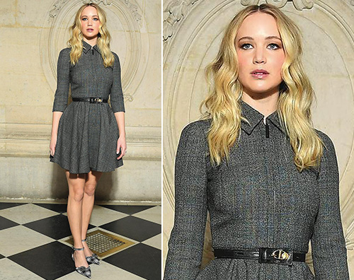 Jennifer Lawrence Jennifer Lawrence alla sfilata di Dior