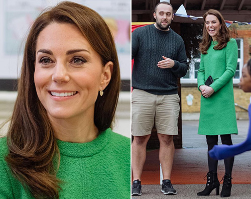 Kate Middleton Kate Middleton sceglie ancora il verde