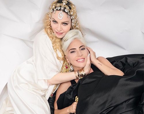 Ldy Gaga Madonna Madonna orgogliosa per la vittoria di Lady Gaga agli Oscar