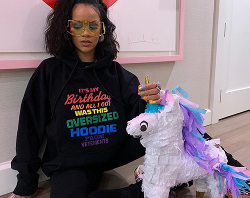 Rihanna Rihanna ha compiuto 31 anni