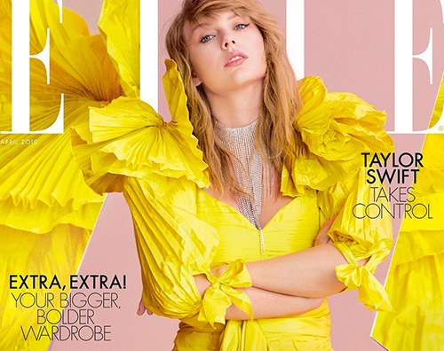 taylor swift Taylor Swift porta la primavera sulla cover di Elle