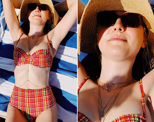 Dakota Fanning Bikini retrò per Dakota Fanning