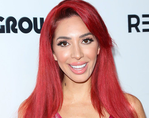 Farrah Abraham Farrah Abraham come Kourtney Kardashian su Instagram