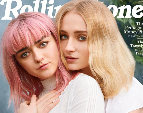 GOT Maisie Williams e Sophie Turner su Rolling Stone