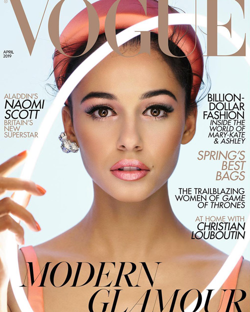 Naomi Scott 2 Naomi Scott è sulla cover di British Vogue