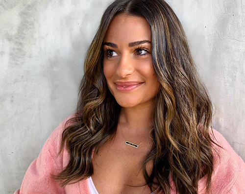 lea michele Lea Michele affronta la perdita dei capelli dopo il parto