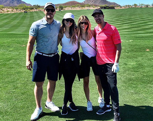 Chris Pratt Chris Pratt e Katherine Schwarzenegger, relax sul campo da golf