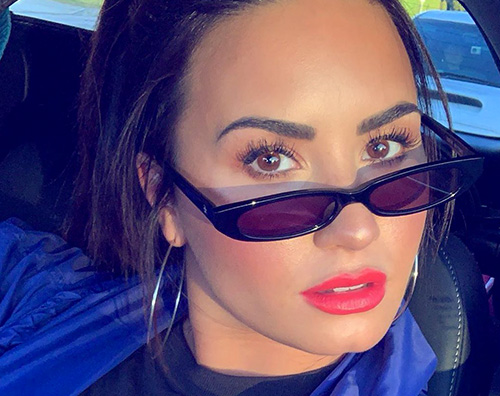 Demi Lovato in un nuovo selfie su Instagram