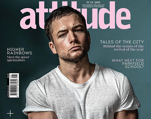 Taron egerton Taron Egerton mostra i muscoli su Attitude Magazine