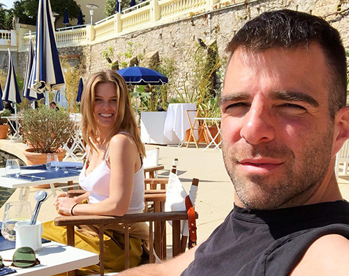 Zachary Quinto Zachary Quinto, relax sotto il sole di Cannes