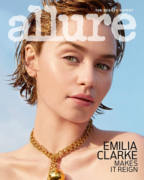 Emilia Claeke 1 Emilia Clarke è mora su Allure Magazine