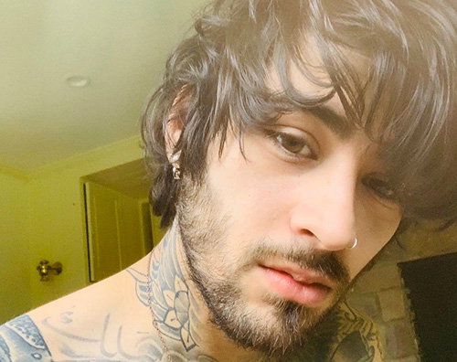 Zayn Malik Zayn Malik spettinato su Instagram