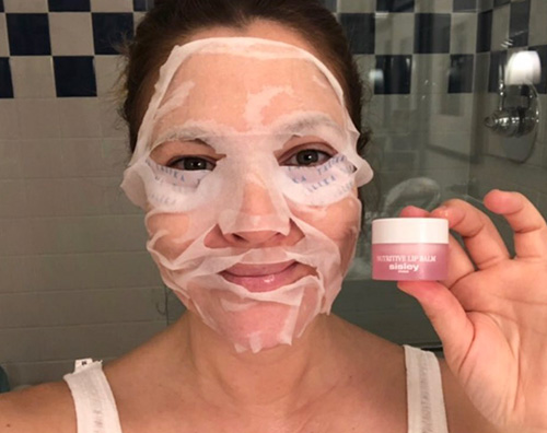 drew barrymore Indovina chi sta facendo una maschera