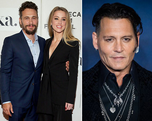 johnny depp amber heard james franco Johnny Depp e Amber Heard: spunta un video con James Franco
