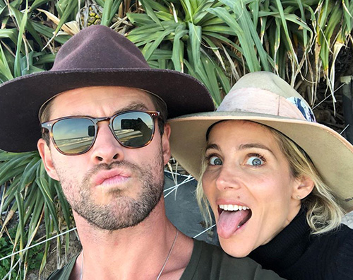 chris hemsworth Elsa Patacky festeggia il compleanno di Chris Hemsworth su Instagram