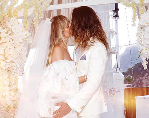 heidi klum Heidi Klum, la foto delle nozze