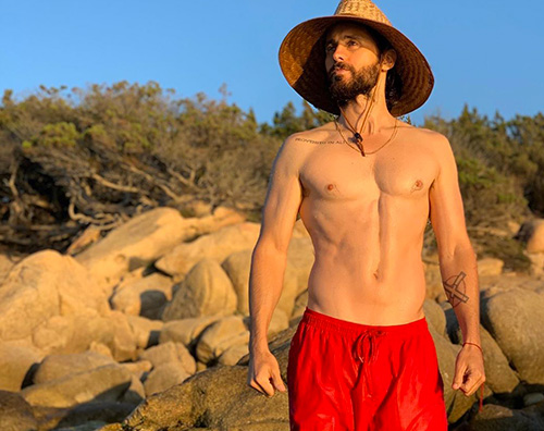 jared leto Jared Leto a petto nudo su Instagram