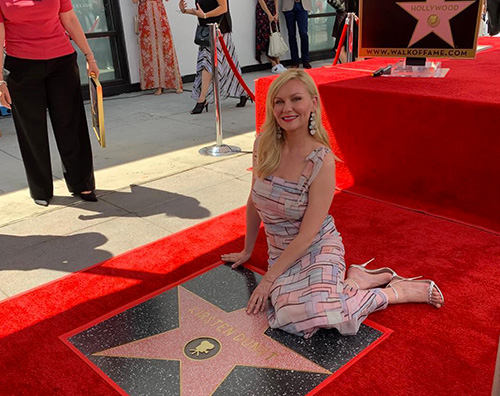kirsten dunst Kirsten Dunst ha la sua stella sulla Walk of Fame