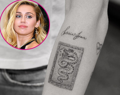 miley cyrus Miley Cyrus ha un nuovo tattoo