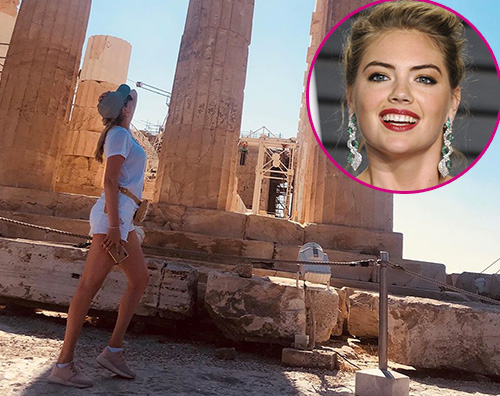 Kate Upton Kate Upton, vacanze di settembre in Grecia