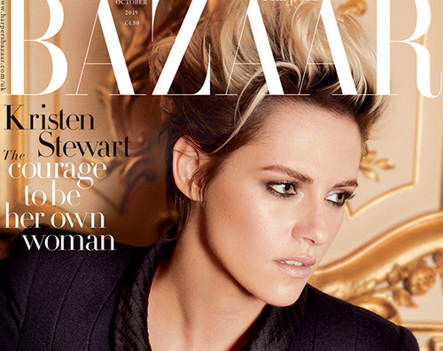 kristen stewart cover Kristen Stewart parla di Robert Pattinson su Harpers Bazaar UK